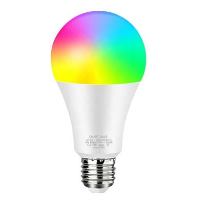 Dimmable E26 স্মার্ট ওয়াইফাই LED বাল্ব Alexa Google Home 2700K-6500K RGBWW-এর সাথে কাজ করে
